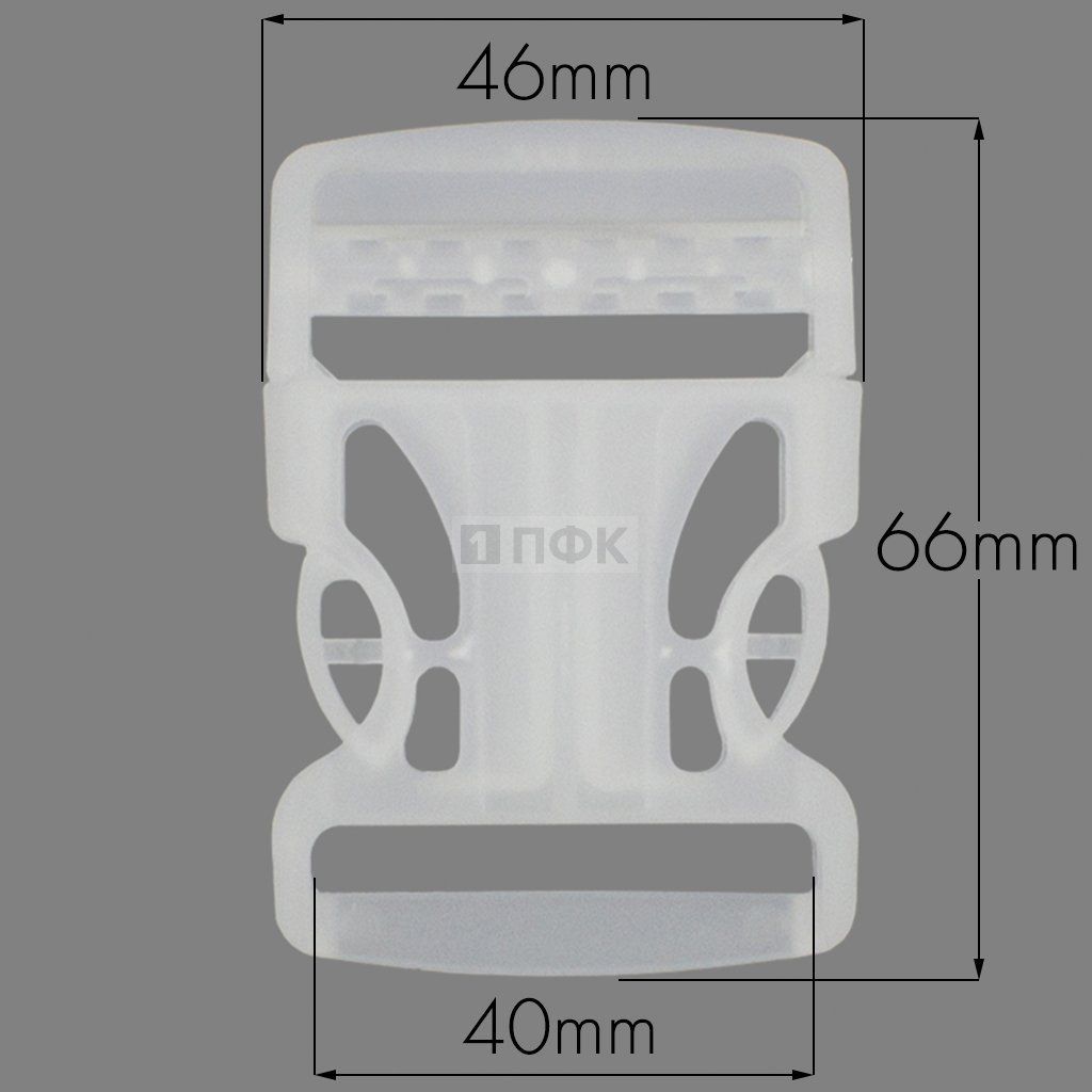 Фастекс Ф-40/3 (защелка-трезубец) ПП 40мм цв прозрачный (уп 1000шт) — ПФКР Фастекс Ф-40/3 (защелка-трезубец) ПП 40мм цв прозрачный (уп 1000шт)