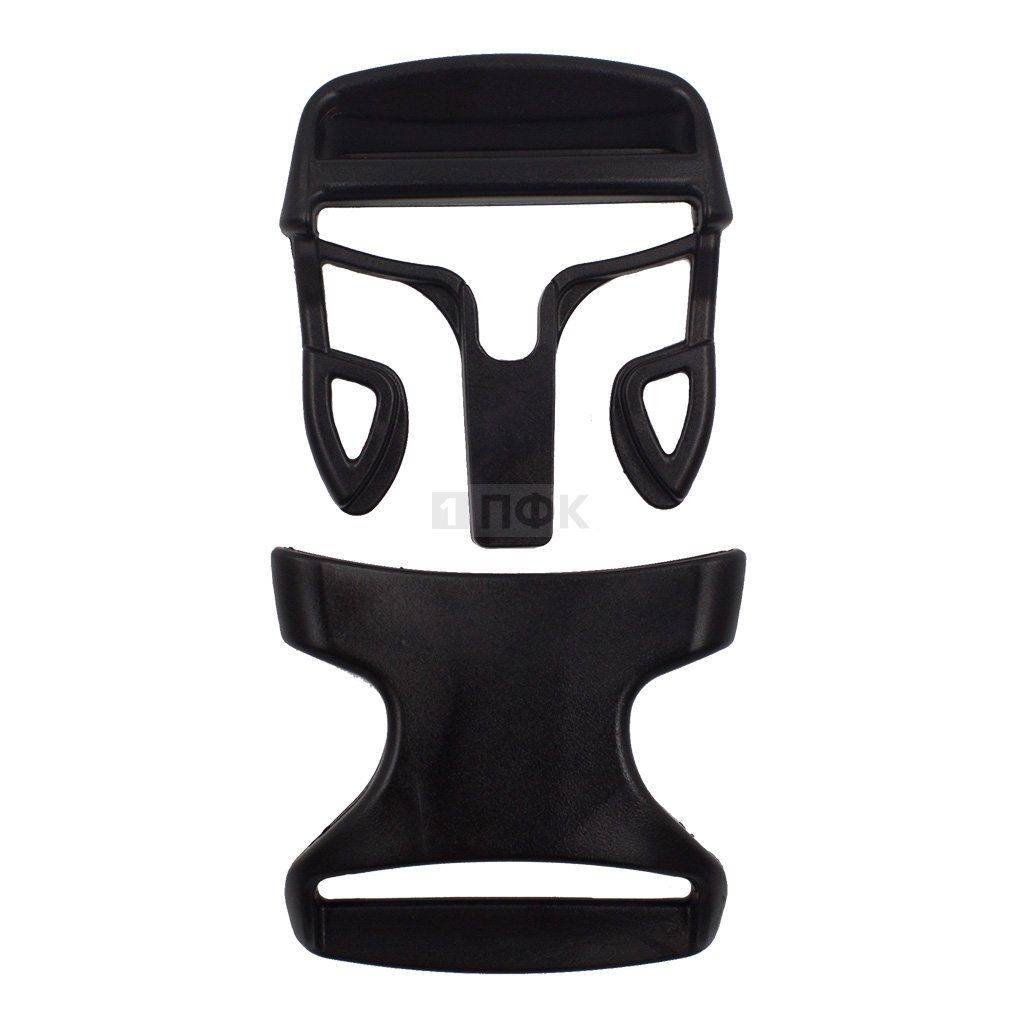 Фастекс Ф-40/6 (защелка-трезубец) ПФЛ 40мм цв черный (уп 1000шт) — ПФКР Фастекс Ф-40/6 (защелка-трезубец) ПФЛ 40мм цв черный (уп 1000шт)