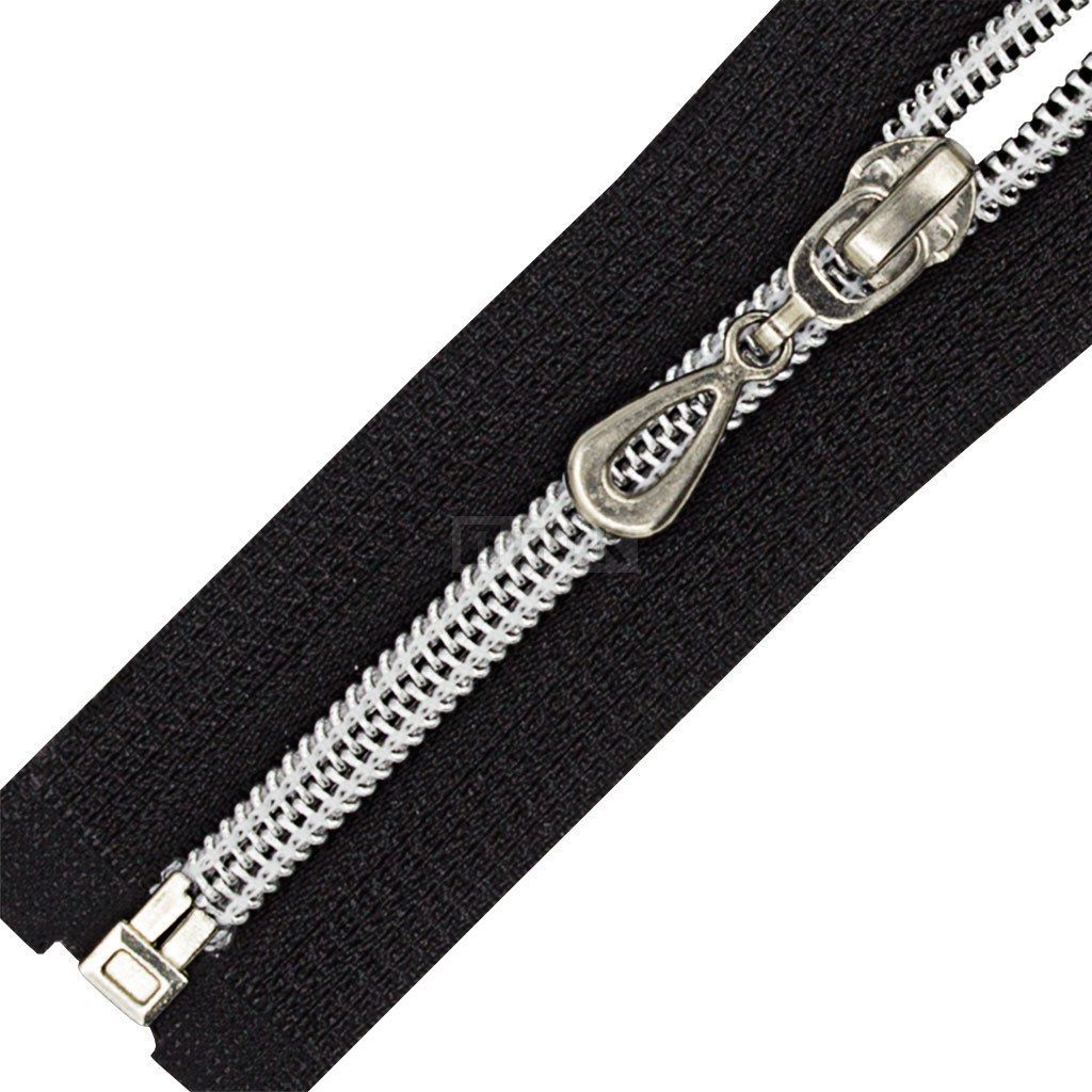 Молния спиральная (витая) тип 7 75см арт.0325 разъем цв 322 зв серебро (уп 100шт) — ПФКР Молния спиральная (витая) тип 7 75см арт.0325 разъем цв 322 зв серебро (уп 100шт)