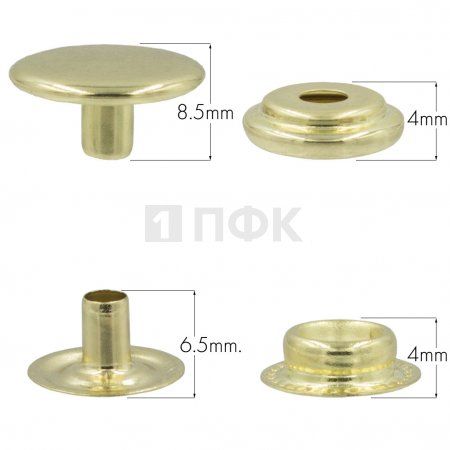 Кнопка для одежды 15мм №61 латунь цв золото (уп 720шт) STRONG Кнопка для одежды 15мм №61 латунь цв золото (уп 720шт) STRONG
