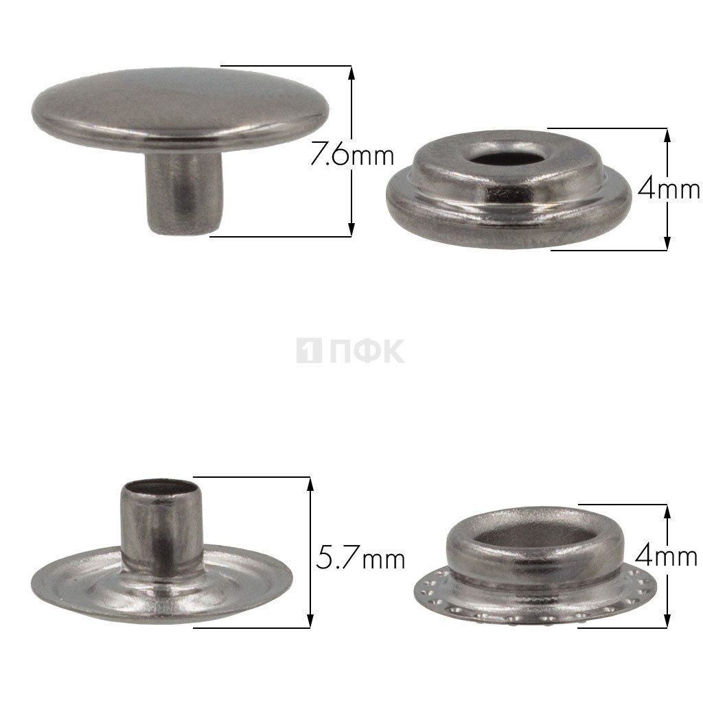 Кнопка для одежды 15мм №61 латунь цв никель тем (уп 720шт) NEW STAR — ПФКР Кнопка для одежды 15мм №61 латунь цв никель тем (уп 720шт) NEW STAR