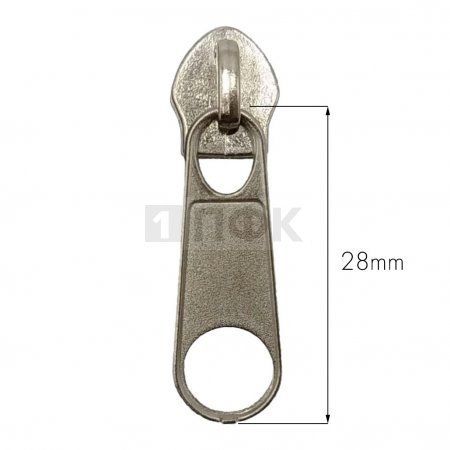 Бегунок для спиральной (витой) молнии тип 7 галант цв никель (уп 200шт/4000шт) 2,5гр Бегунок для спиральной (витой) молнии тип 7 галант цв никель (уп 200шт/4000шт) 2,5гр