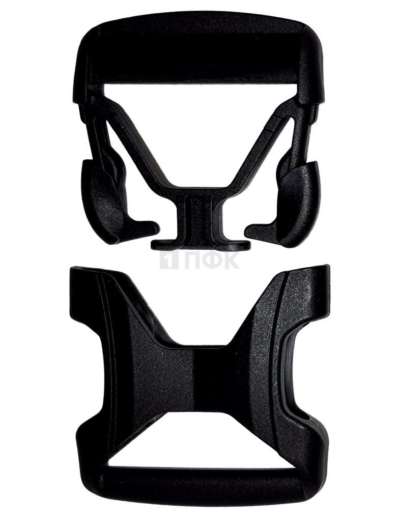 Фастекс (защелка-трезубец) ПА 40мм "ХОНДА" цв черный (уп 100шт) — ПФКР Фастекс (защелка-трезубец) ПА 40мм "ХОНДА" цв черный (уп 100шт)