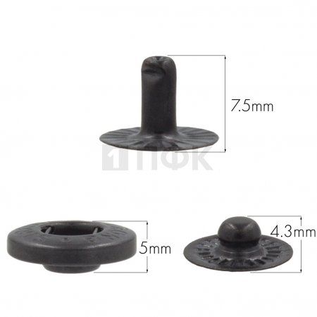 3 Части кнопки для одежды 15мм Альфа сталь цв оксид (уп 720шт) STRONG 3 Части кнопки для одежды 15мм Альфа сталь цв оксид (уп 720шт) STRONG