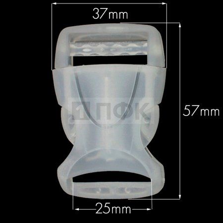 Фастекс Ф-125 (защелка-трезубец) ПП 25мм цв прозрачный (уп 1000шт) Фастекс Ф-125 (защелка-трезубец) ПП 25мм цв прозрачный (уп 1000шт)