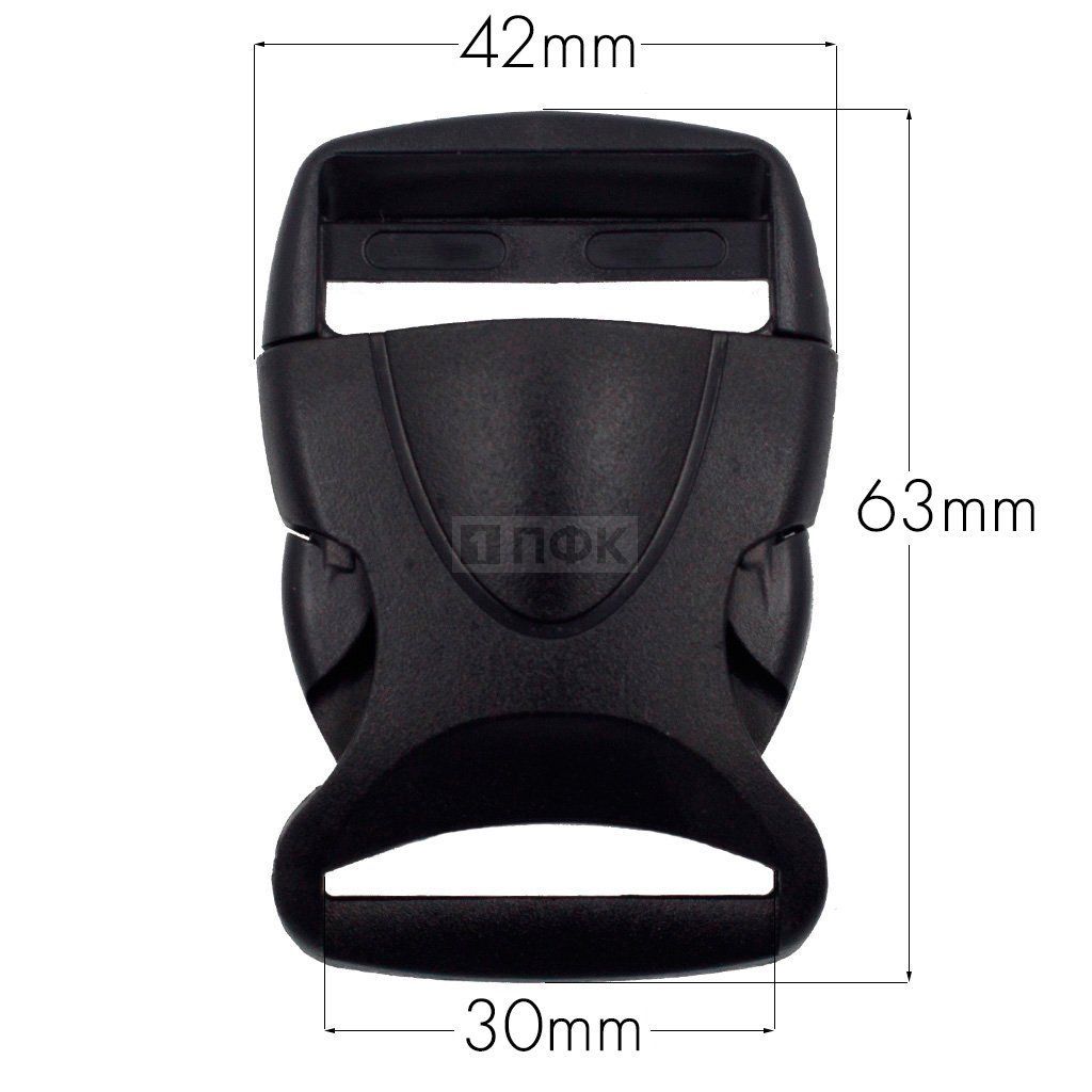 Фастекс Ф-130 (защелка-трезубец) ПА 30мм цв черный (уп 1000шт) — ПФКР Фастекс Ф-130 (защелка-трезубец) ПА 30мм цв черный (уп 1000шт)