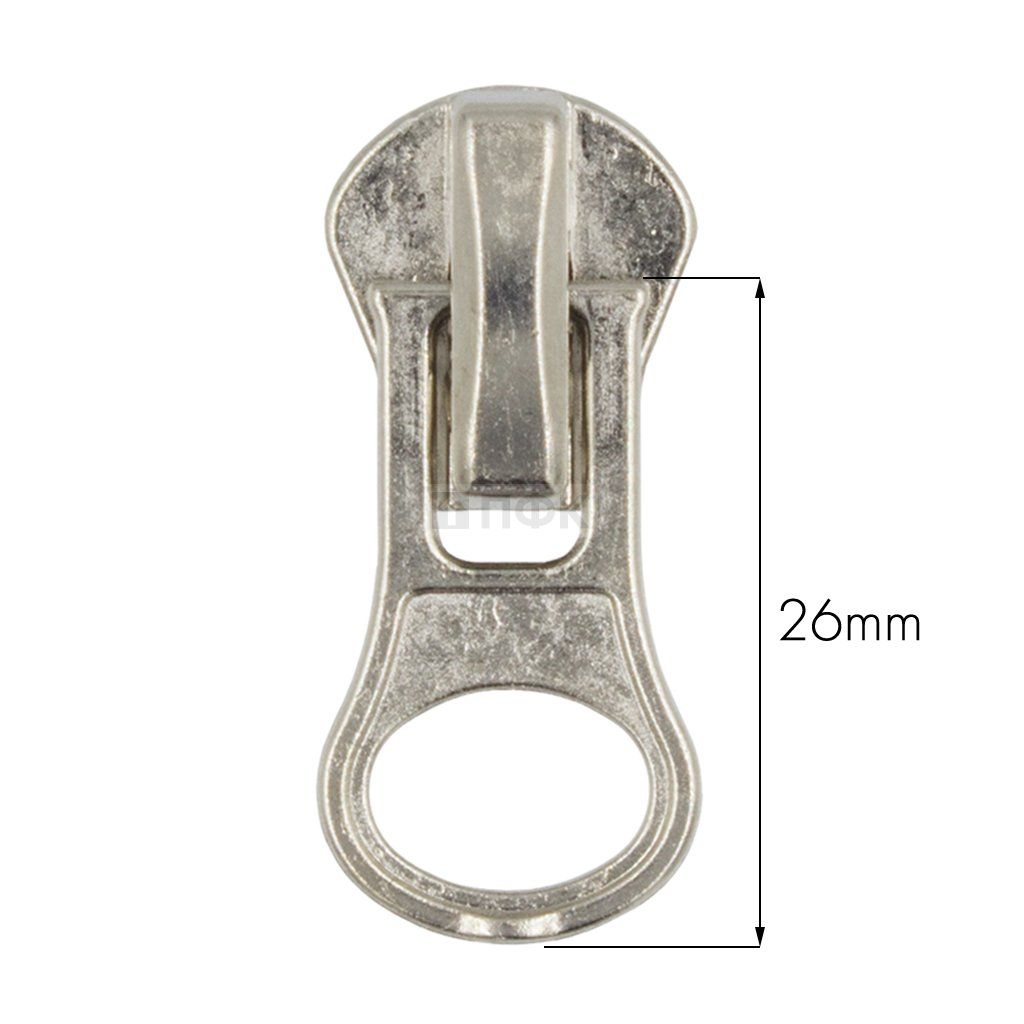 Бегунок трактор тип 8 автомат цв никель (уп 1000шт/5000шт) ГРУША — ПФКР Бегунок трактор тип 8 автомат цв никель (уп 1000шт/5000шт) ГРУША