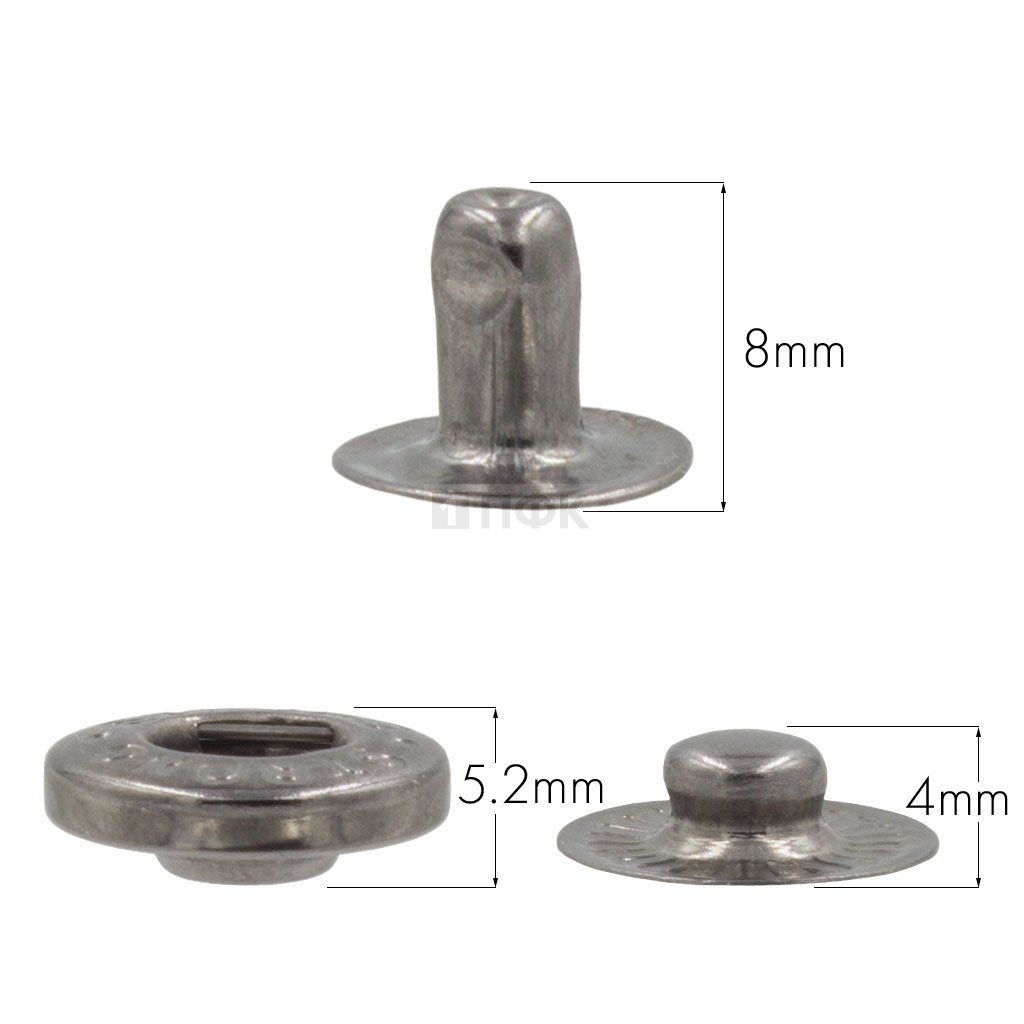 3 Части кнопки для одежды 15мм Альфа сталь цв никель тем (уп 720шт) STRONG — ПФКР 3 Части кнопки для одежды 15мм Альфа сталь цв никель тем (уп 720шт) STRONG