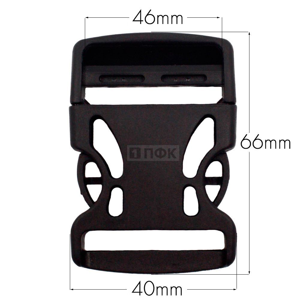 Фастекс Ф-40/3 (защелка-трезубец) ПА 40мм цв черный (уп 1000шт) — ПФКР Фастекс Ф-40/3 (защелка-трезубец) ПА 40мм цв черный (уп 1000шт)