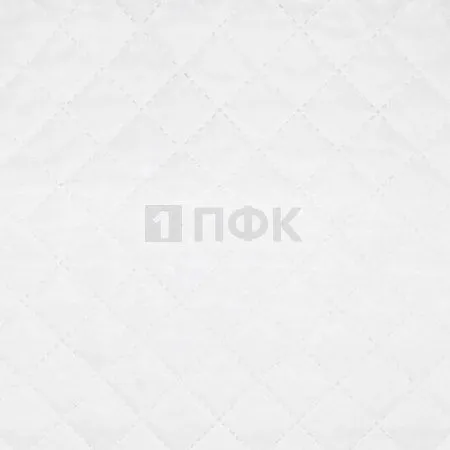 Ткань термостёжка (подкладка 190 Т, 53 г/м2 +синтепон 100 г/м2) ромб 35*35 цв белый 301 (рул 50 м)