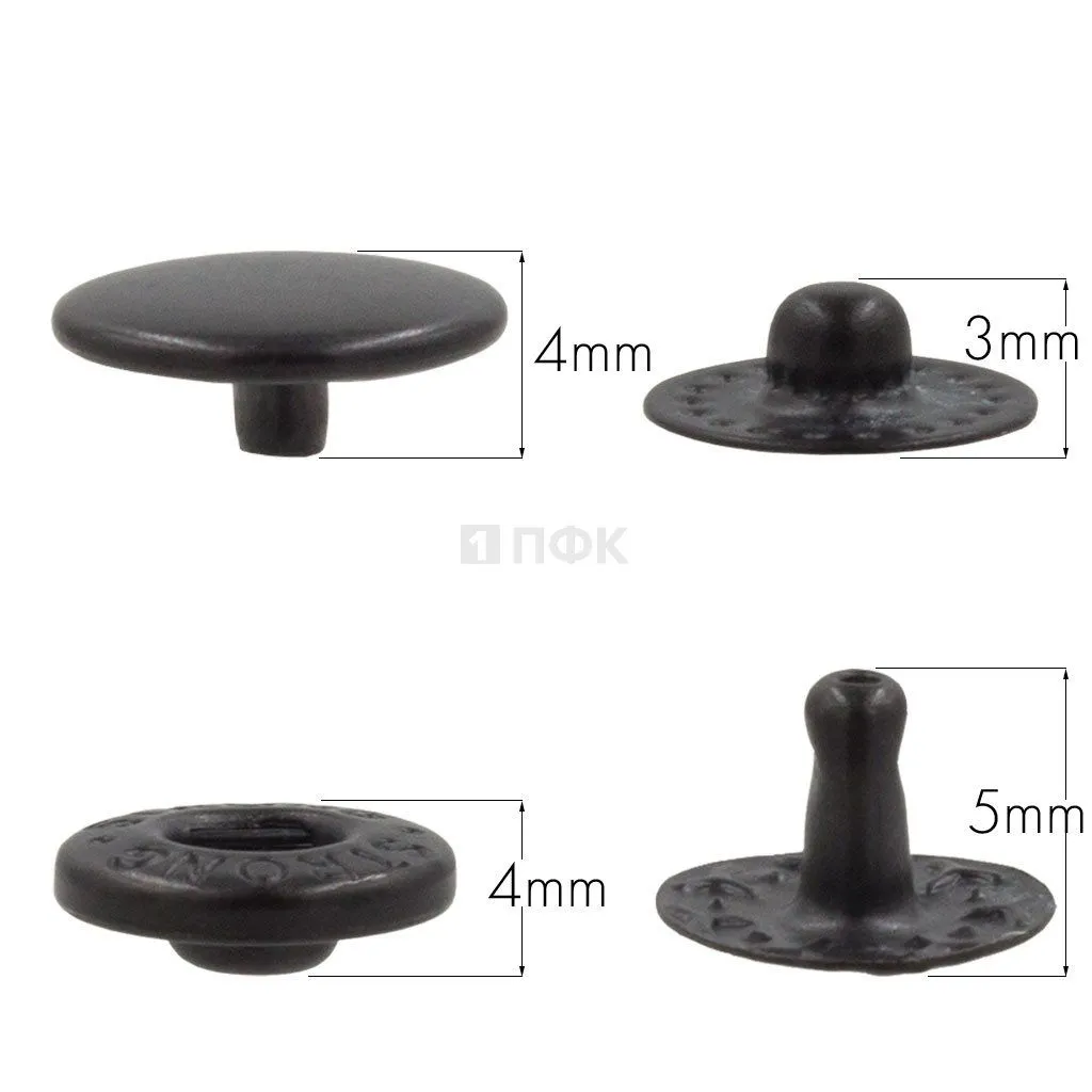 Кнопка для одежды 10мм Альфа латунь цв оксид (уп 1440шт) STRONG — ПФКР Кнопка для одежды 10мм Альфа латунь цв оксид (уп 1440шт) STRONG