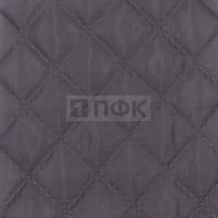 Ткань термостёжка (подкладка 190 Т, 53 г/м2 +синтепон 100 г/м2) ромб 35*35 цв т.серый 338 (рул 50 м)