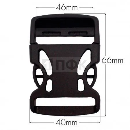 Фастекс Ф-40/3 (защелка-трезубец) ПА 40мм цв черный (уп 1000шт) Фастекс Ф-40/3 (защелка-трезубец) ПА 40мм цв черный (уп 1000шт)