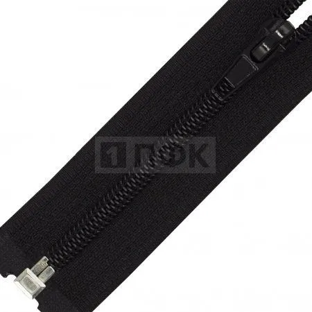 Молния спиральная (витая) тип 5 80см разъем цв 322 черный (уп 100шт) улучшен 18гр/рулонка 3,2гр/бег Молния спиральная (витая) тип 5 80см разъем цв 322 черный (уп 100шт) улучшен 18гр/рулонка 3,2гр/бег